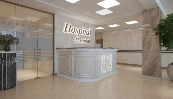 Prime Hospital Holl Dizaynı 2
